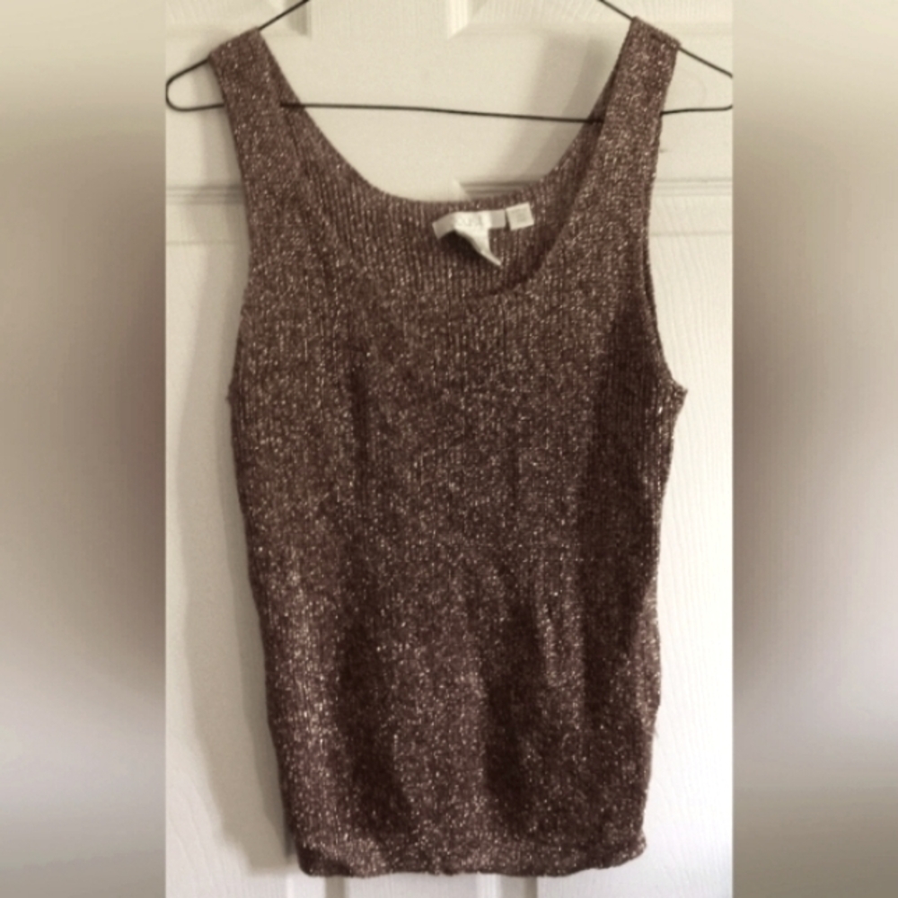 XXist Vintage Bronze Metallic Top - Size: 6